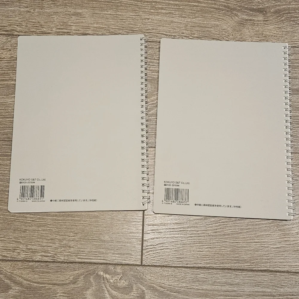 🔥4/$20 Campus Spiral Notebooks in Blue and Green